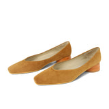 ZAPATO AURELIA - CAMEL GAMUZA