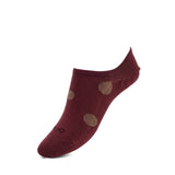 MEDIA INVISIBLE - DOTS GUINDA MARRON