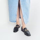 MOCASÍN ELBA - NEGRO