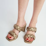 SANDALIA TATI - GOLDEN