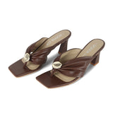 SANDALIA ALON - MARRÓN