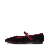 BALERINA BRUNELLA - MARRÓN/GUINDA