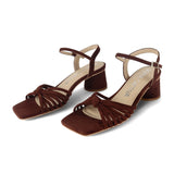 SANDALIA BRUSELAS - MARRÓN