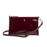 CARTERA CATA - GUINDA/CHAROL
