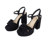 SANDALIA DESIRE - NEGRO GAMUZA