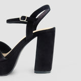 SANDALIA DESIRE - NEGRO GAMUZA