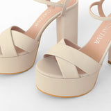SANDALIA HELENA - BLANCO/OFF