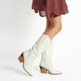 BOTA JESSENIA - BLANCO/OFF
