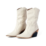 BOTA JESSY - BLANCO/OFF