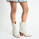 BOTA JESSY - BLANCO/OFF