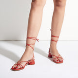 SANDALIA LUCRECIA - ROJO