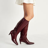 BOTA MARGOT - GUINDA / CHAROL