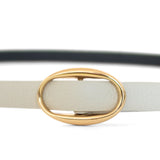 CINTURÓN OVAL - BLANCOOFF