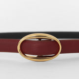 CINTURÓN OVAL - ROJO