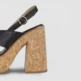 SANDALIA PERLA - MARRÓN