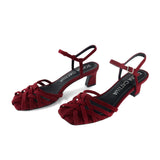 SANDALIA ROMA - GUINDA