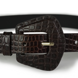 CINTURÓN TOP - SNAKE MARRÓN